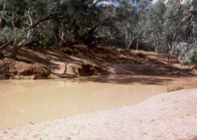 The Pump Hole is a popular picnic area on the Thomson River.