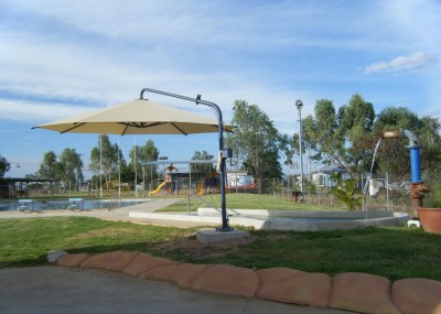 Muttaburra Pool Area