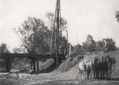 First Bridge Over the Thomson at Muttaburra