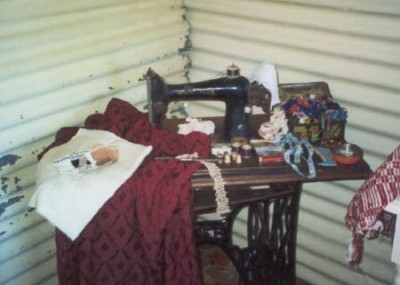 A Singer sewing machine