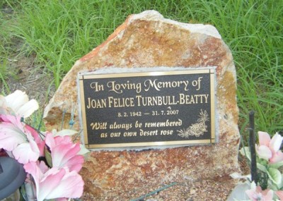 Joan Turnbull 08/02/1942 - 31/07/2007