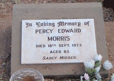 Percy Morris 22/11/1890 - 14/09/1973