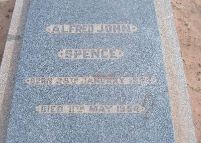 Alfred Spence 28/01/1924 - 11/05/1954