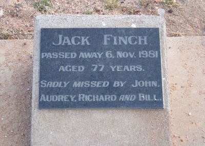 Charles 'Jack' Finch  - 06/11/1981