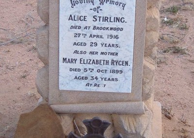 Alice Stirling 11/10/1886 - 27/04/1916