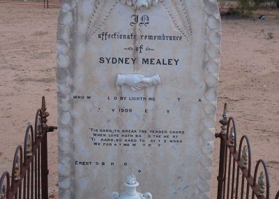 Sydney Mealey  - 21/11/1909