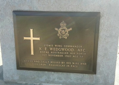 K E Wedgwood plaque